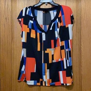 Worthington notch neck top